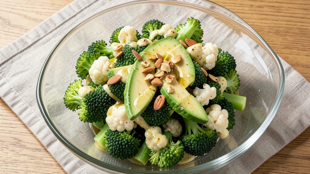 Broccoli Cauliflower Salad Recipe Keto: Crunchy Veggie Bliss With Zero-Net Carbs