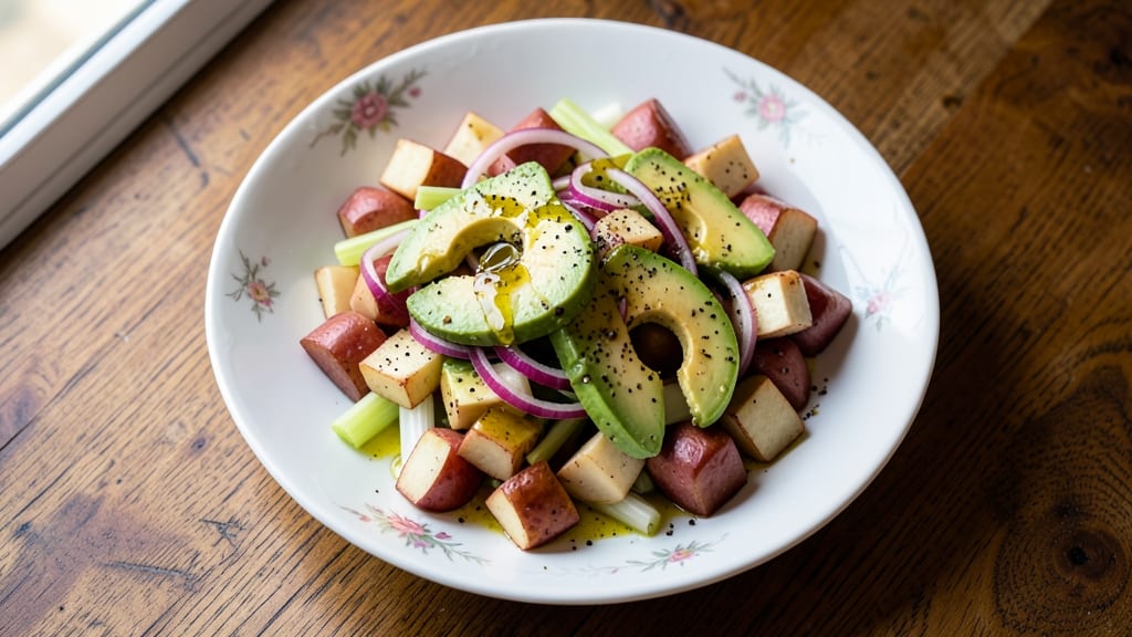 Avocado Potato Salad Recipe: Creamy Avocado Twist on Classic Crunch
