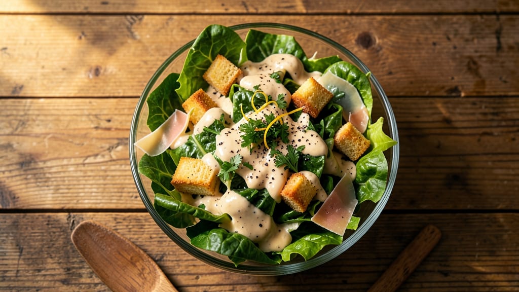 Caesar Salad Recipe for 50: Crowd-Pleasing Crunch and Creamy Herb Bliss