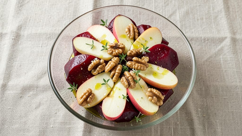Beet Apple Walnut Salad Recipe: Earthy Sweetness With Nutty Crunch
