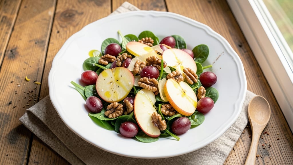Apple Grape Walnut Salad Recipe: Sweet-Tart Crunch With Nutty Depth