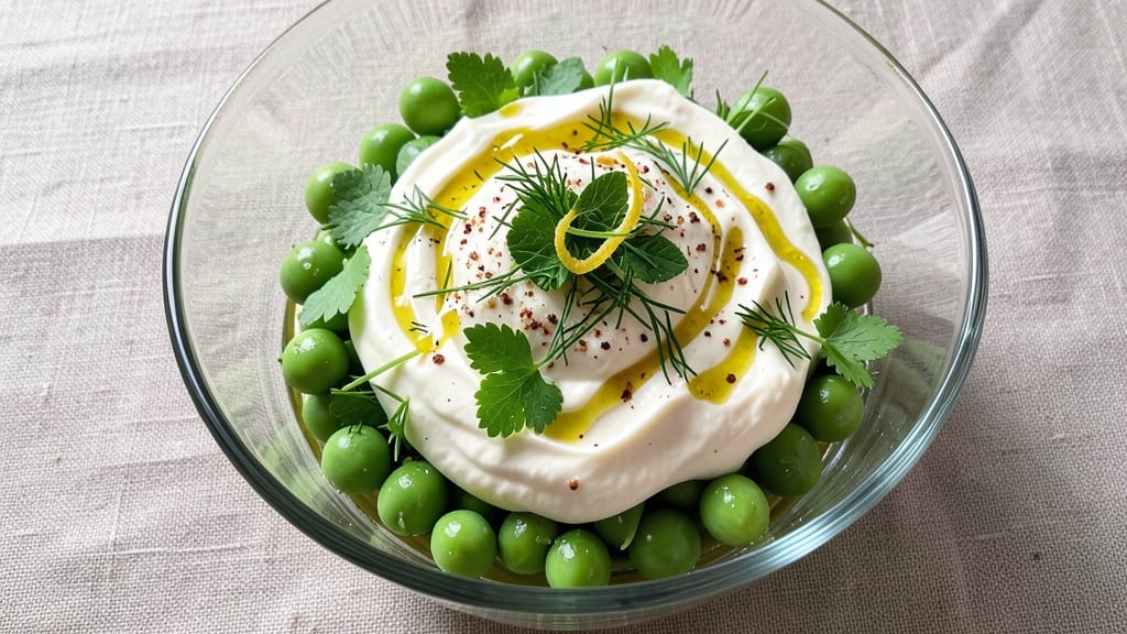 24-Hour Peas Salad Recipe: Sweet Pea and Herb Cream Cheese Bliss