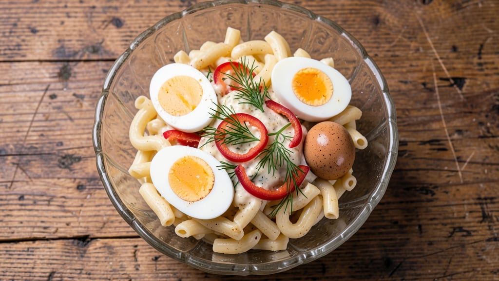 Macaroni Salad Recipe With Hard-Boiled Eggs: Classic Picnic Potluck in 20 Minutes