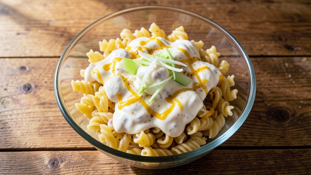 Bogie's Deli Pasta Salad Recipe: Celery Crown Crunch Meets Smoky Cream Cheese Dream