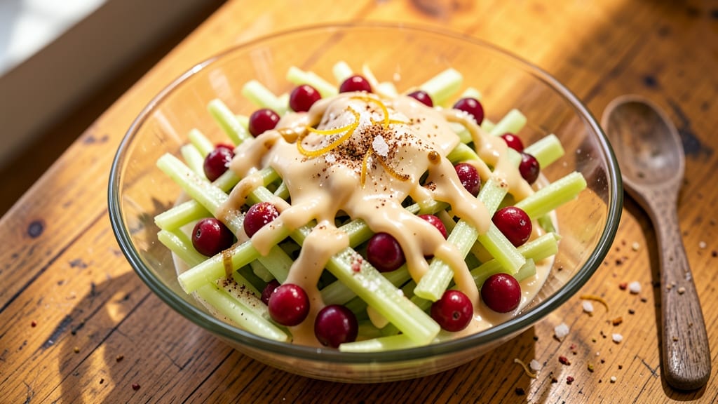 Bob Evans Cranberry Salad Recipe: Creamy Celery Crowns With Spiced Walnut Topping
