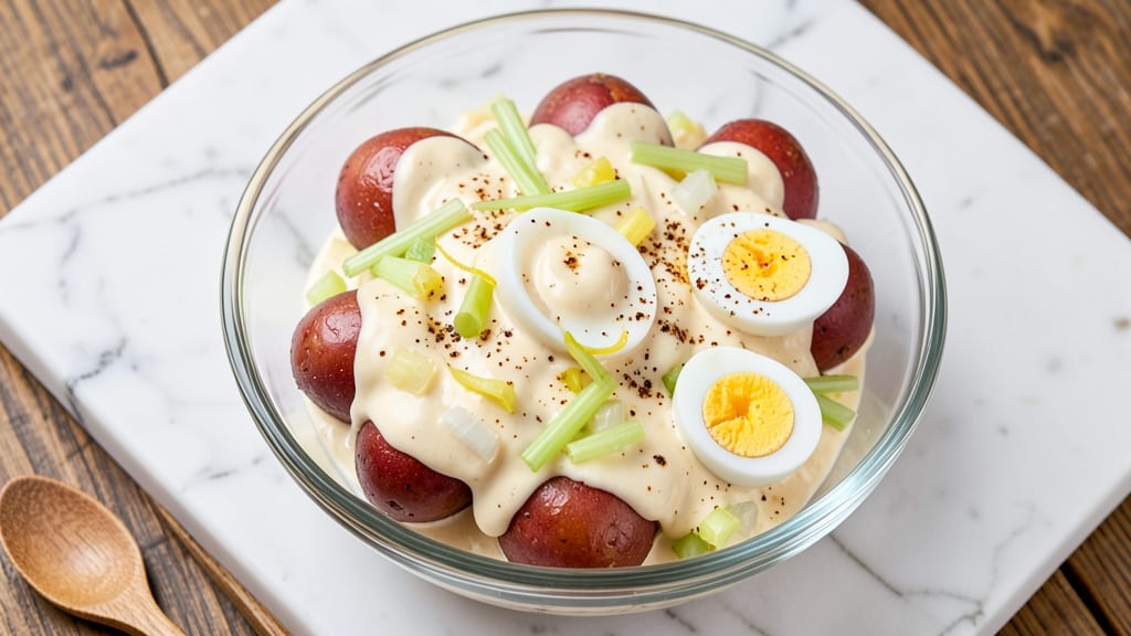 Betty Crocker's Creamy Potato Salad Recipe: Mayonnaise-Infused Creaminess With Crisp Celery Crowns