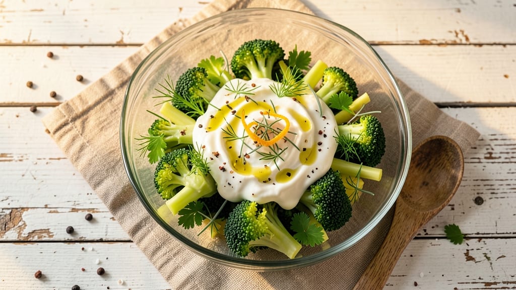 Broccoli Delight Salad Recipe: Crisp-Topped Creamy Herb Dream