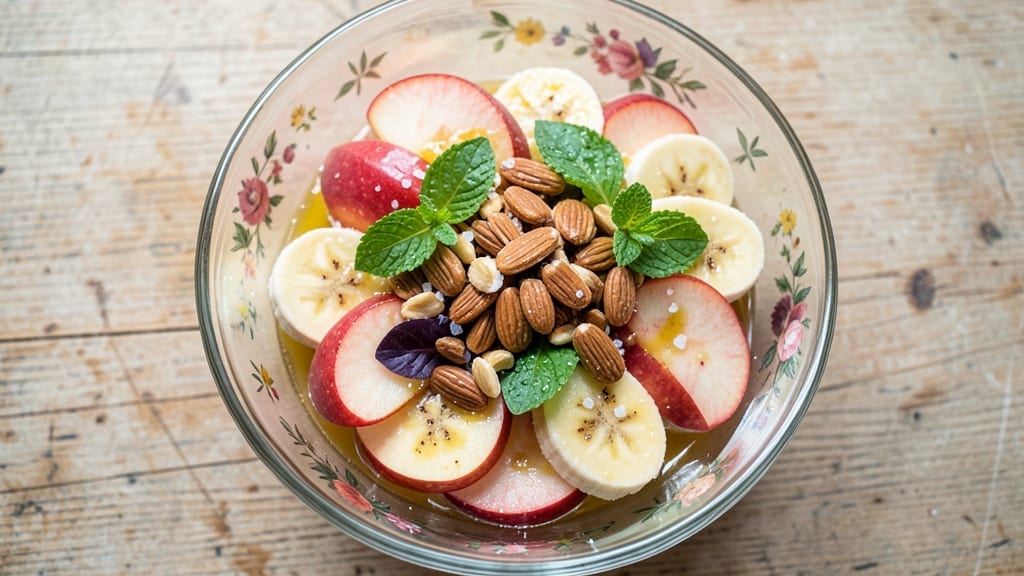 Apple and Banana Salad Recipe: Tropical Crunch Meets Creamy Citrus Bliss