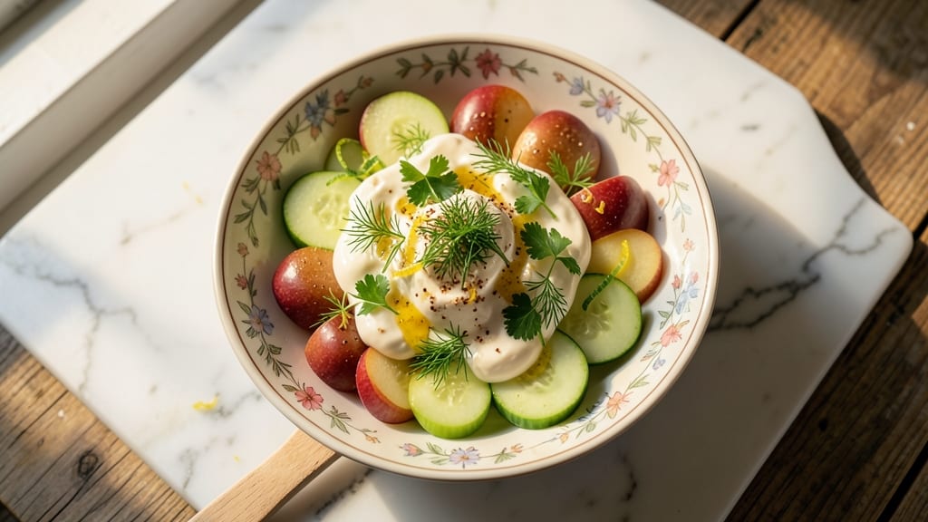 Cucumber Apple Salad Recipe With Mayonnaise: Crisp Refreshment With Sweet-Tart Bite