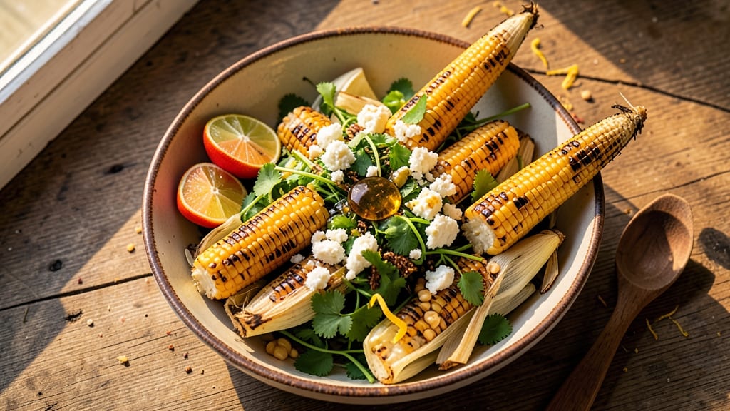 Fogo De Chao Corn Salad Recipe: Grilled Corn and Lime Vinaigrette Magic
