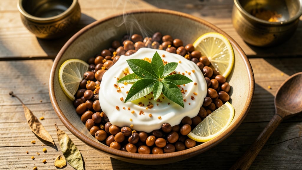 Black Eyed Peas Salad Indian Recipe: Warm Spiced Chickpeas With Cool Cucumber Crunch