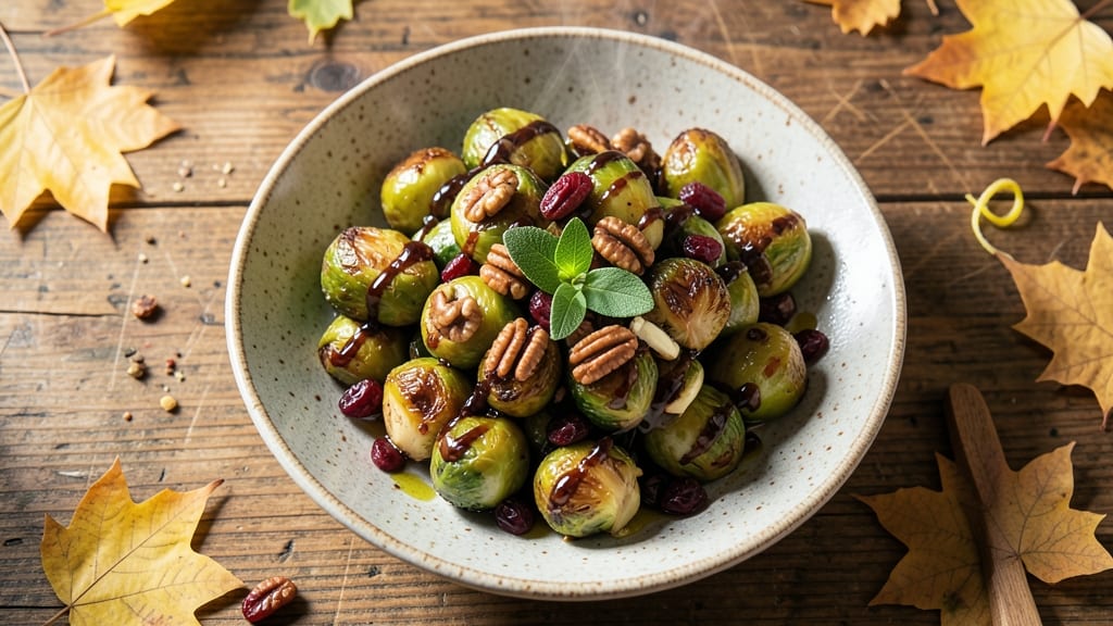 Brussels Sprouts Salad Recipe for Thanksgiving: Crispy Crowns With Nutty Sweetness