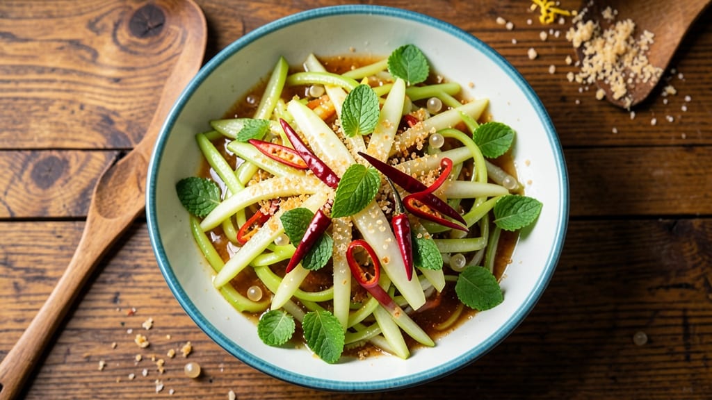 Cambodian Papaya Salad Recipe: Zesty Lime and Chili Crunch in 20 Minutes