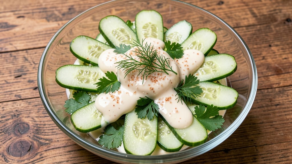 Cucumber Salad Recipe With Mayonnaise and Vinegar: Southern-Style Crunch in 10 Minutes