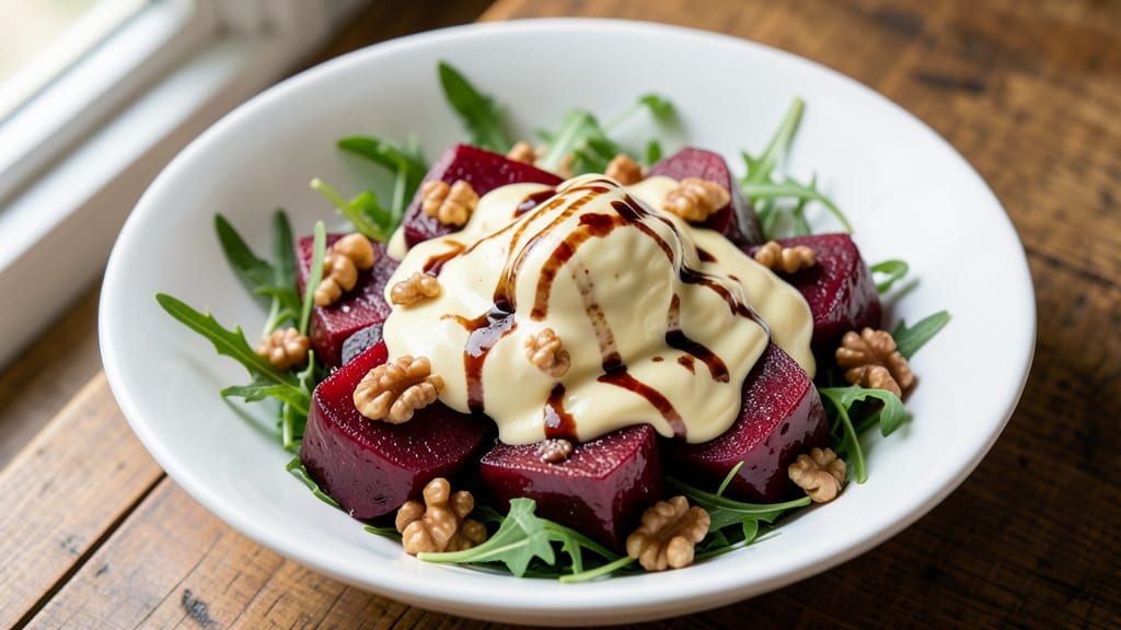 Beet Salad Recipe with Mayonnaise: Rich Creamy Bites with Earthy Sweetness