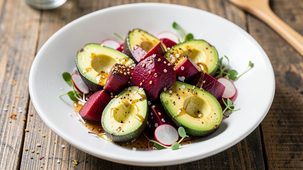 Beetroot and Avocado Salad Recipe: Earthy Sweetness Meets Creamy Avocado Bite