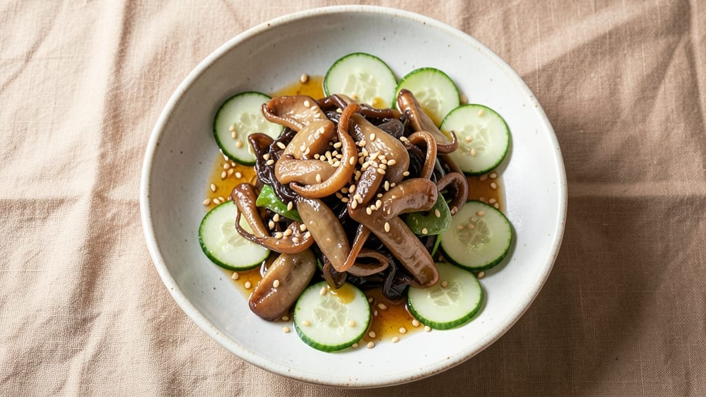 Black Fungus and Cucumber Salad Recipe: Umami Earthiness Meets Refreshing Crunch