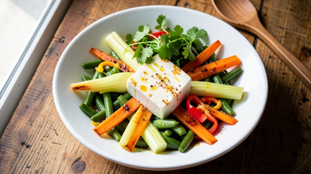 Boiled Vegetable Salad Recipe: Crisp Celery Crowns With Herb-Infused Dressing