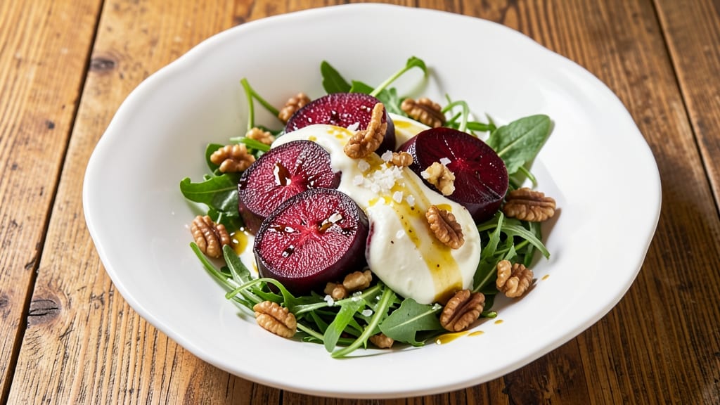 Balsamic Beet and Burrata Salad Recipe: Earthy Sweetness Meets Creamy Bliss