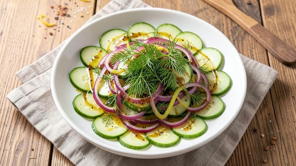 Biaggi's Cucumber Onion Salad Recipe: Zesty Dill Vinaigrette Magic