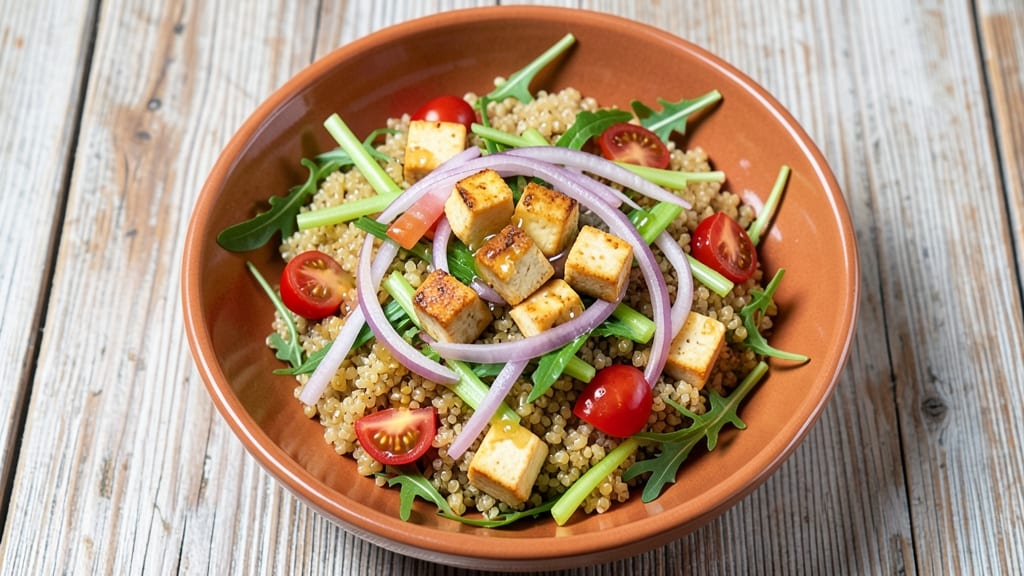 Best Quinoa Salad Recipe Ever: Protein-Packed Lunch With Crunchy Celery Crowns