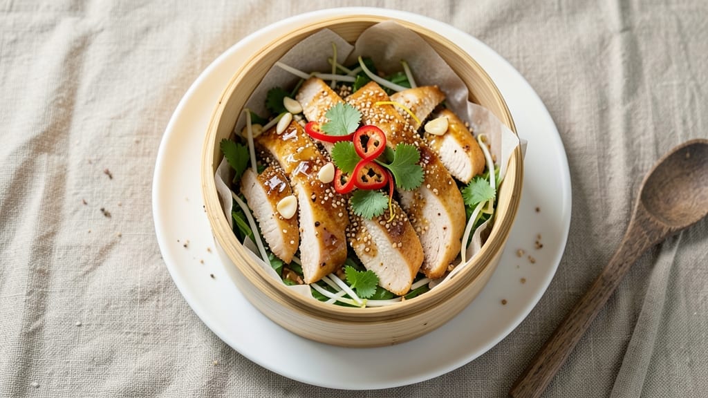 Bamboo Chicken Salad in a Pouch Recipe: Portable Protein-Packed Lunch