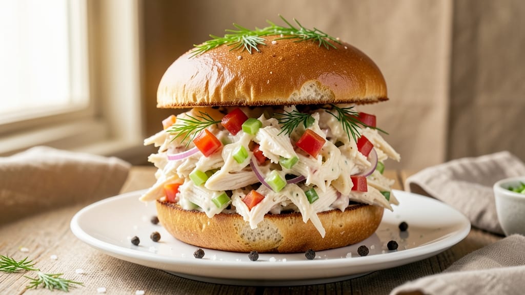 Dunkin' Donuts Chicken Salad Sandwich Recipe: Copycat Crunch Meets Creamy Herb Bliss