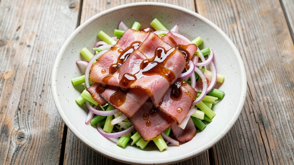 Brobeck's BBQ Ham Salad Recipe: Smoky-Sweet Crunch With Crisp Celery Crowns