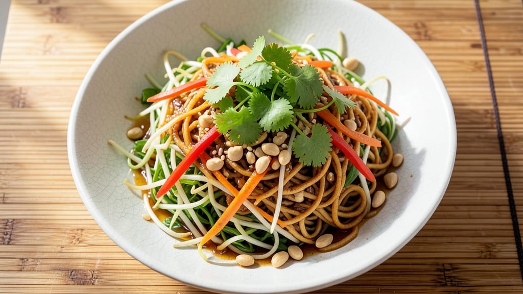 Asian Bean Sprouts Salad Recipe: Crispy Noodle Twist With Tangy Peanut Zing