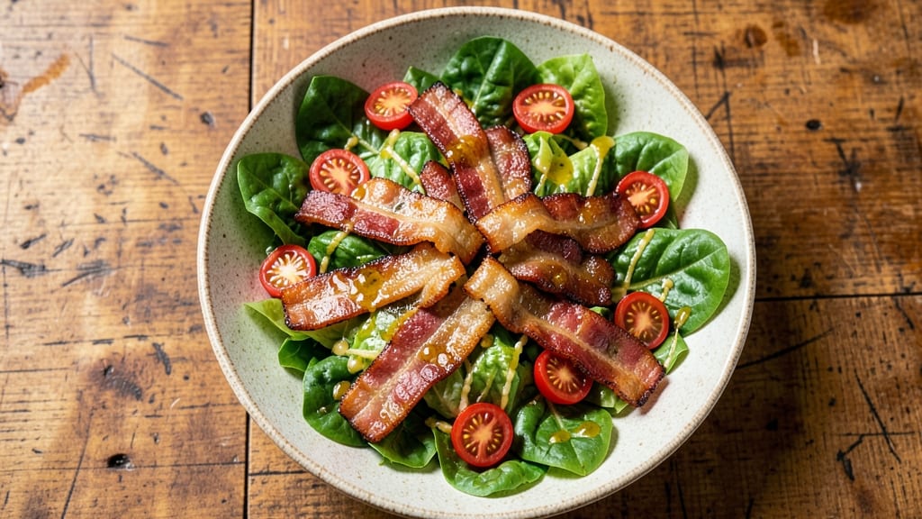 Bacon Lettuce Tomato Salad Recipe: Smoky Crispy Bites with Zesty Vinaigrette Kick