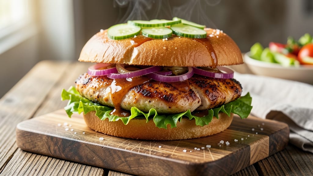 Barbecue Chicken Salad Sandwich Recipe: Smoky Crispy Layers With No-Mayo Creaminess