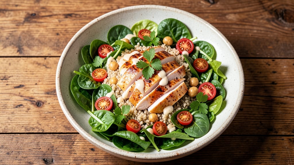 Big Healthy Salad Recipe: Protein-Packed Lunch in 15 Minutes