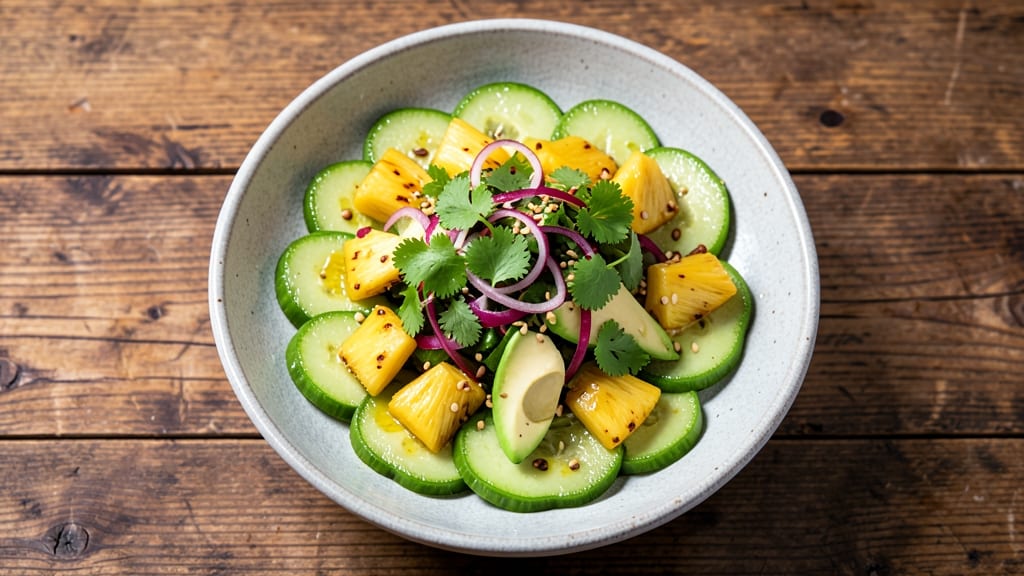 Ampalaya Salad With Pineapple Recipe: Tropical Crunch Meets Spiced Vinaigrette Bliss