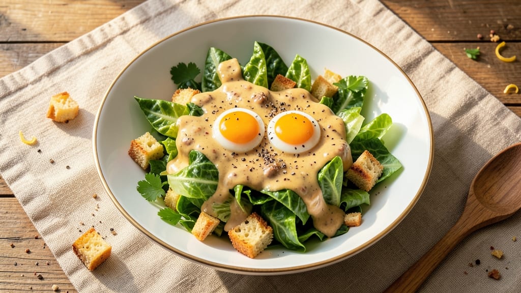 Caesar Salad Recipe With Anchovies And Egg: Umami-Rich Bite That Elevates Classics