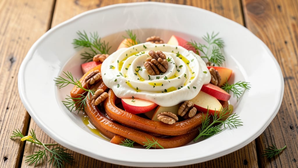 Boiled Carrots Salad Recipe: Sweet-Tart Crunch With Herb Cream Cheese Twist