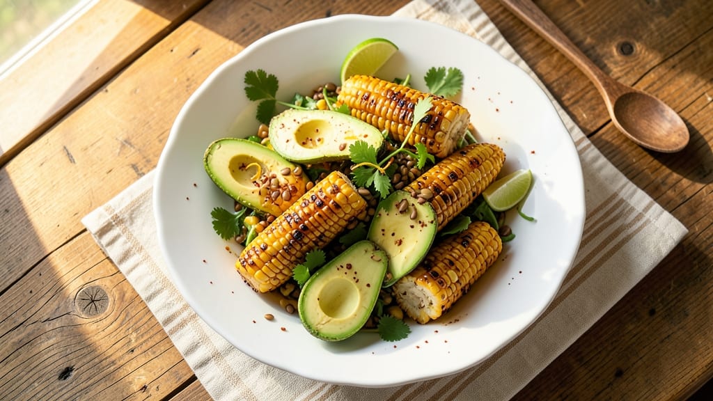 Cameron Diaz's Roasted Corn Salad Recipe: Charred Sweetness With Creamy Herb Zing