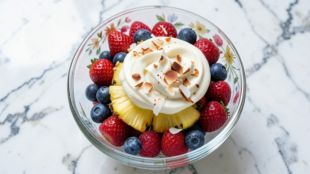 Bionico Fruit Salad Recipe: Layered Cream Cheese Crunch With Juicy Berries