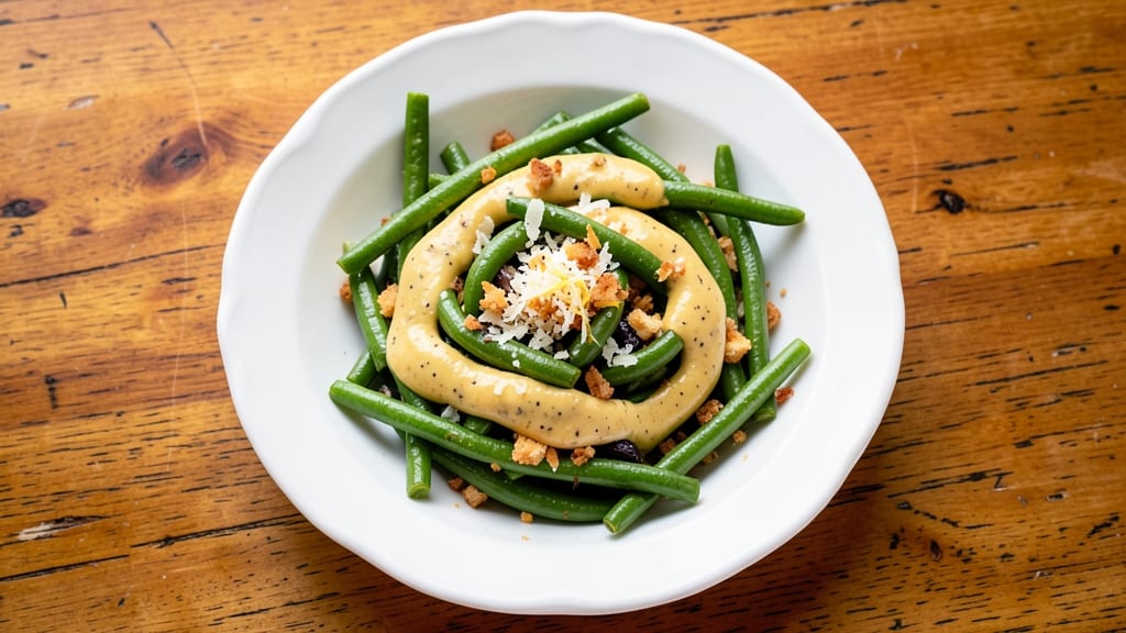 Caesar Green Bean Salad Recipe: Crisp Beans and Creamy Herb Dream