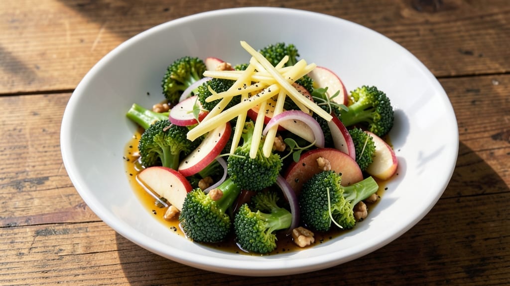 Broccoli Salad Recipe With Apple Cider Vinegar: Crisp Florets and Tangy Zing in One Bowl