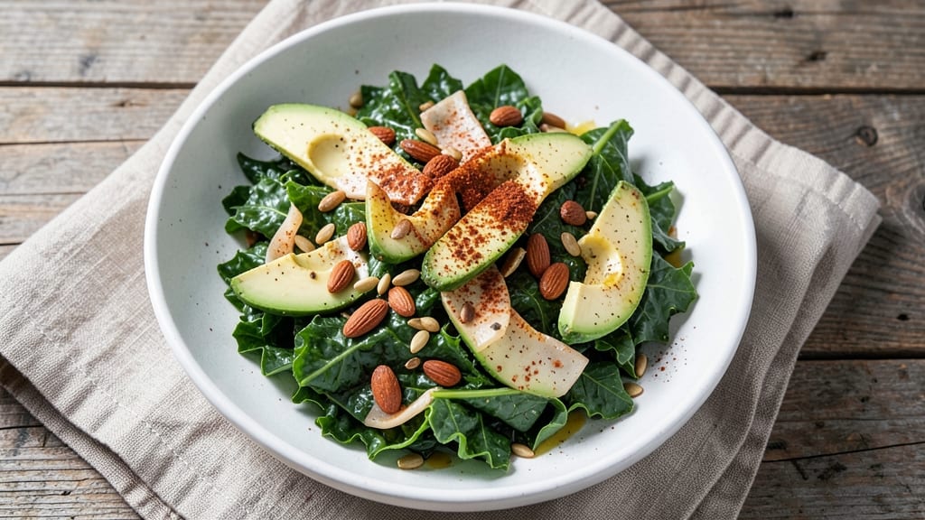 Cactus Club Kale Salad Recipe: Smoky Bacon, Sweet Tart Dressing, Crunchy Toppings