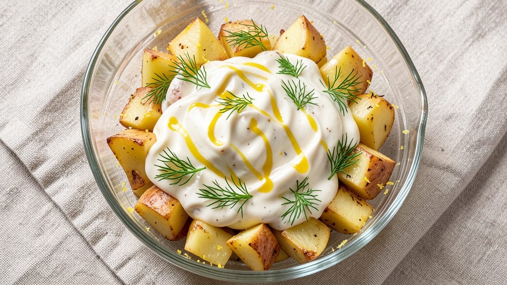 Barefoot Contessa Dill Potato Salad Recipe: Classic Cream Cheese Base With Fresh Dill Zing