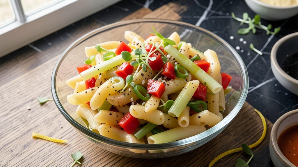 Barilla Macaroni Salad Recipe: Celery Crown Crunch Meets Zesty Italian Herb Dressing