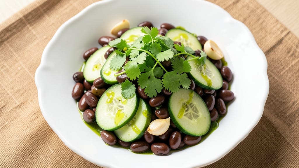 Black Bean and Cucumber Salad Recipe: Zesty Lime and Cilantro Refreshment