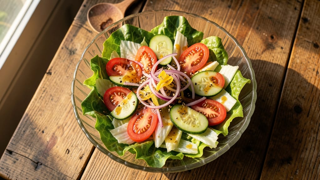 Pinoy Lettuce Salad Recipe: Crunchy, Tangy, and Protein-Packed Bowl