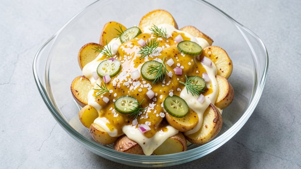 Bermuda Potato Salad Recipe: Sweet Tart Crunch With Citrus-Kissed Mayo