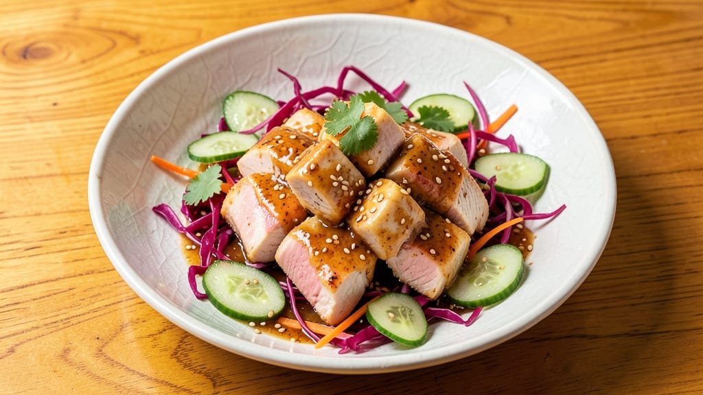 Asian Chicken Salad Sesame Dressing Recipe: Nutty Umami Zing for Crunchy Greens