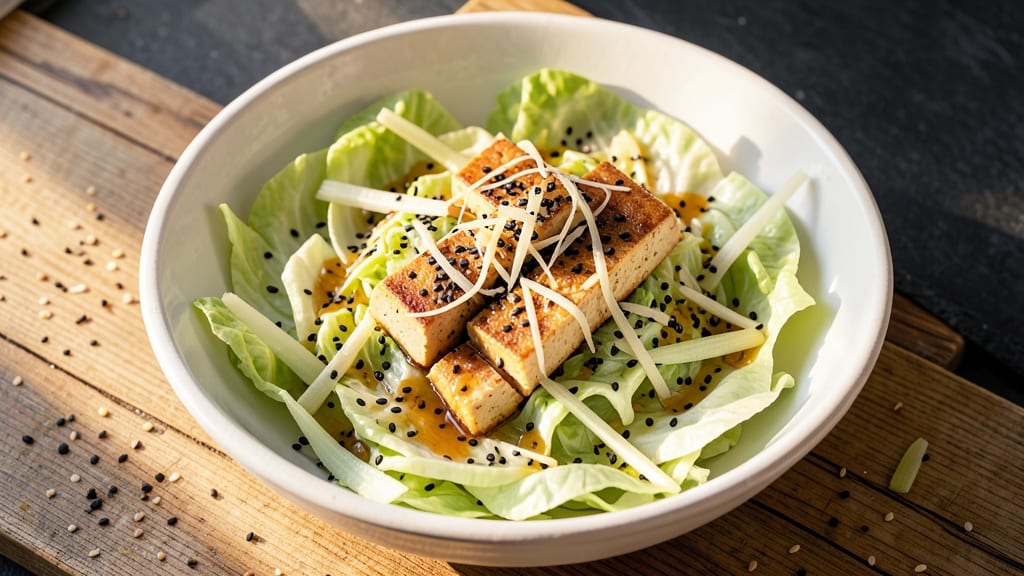 California Chicken Cafe Chinese Cabbage Salad Recipe: Crisp Celery Crowns and Tangy Sesame Dressing Magic