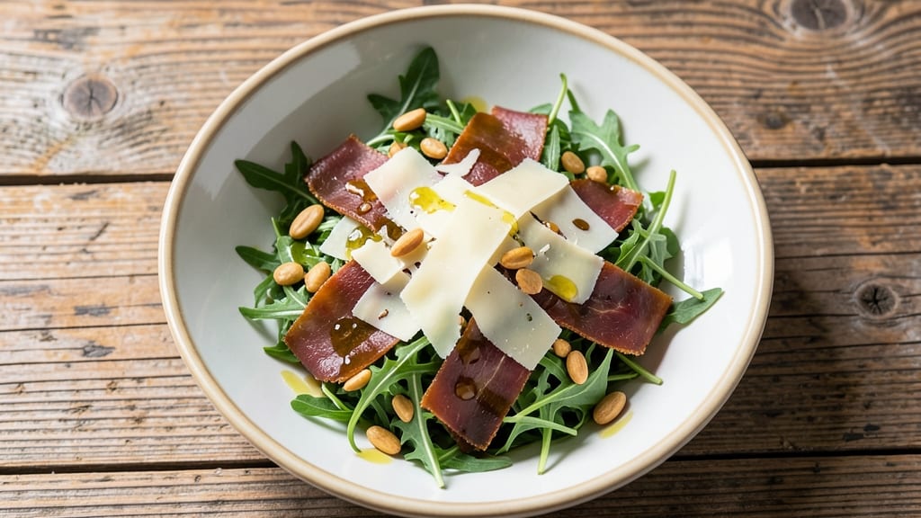 Bresaola Salad Recipe: Air-Dried Beef Meets Peppery Arugula Crunch