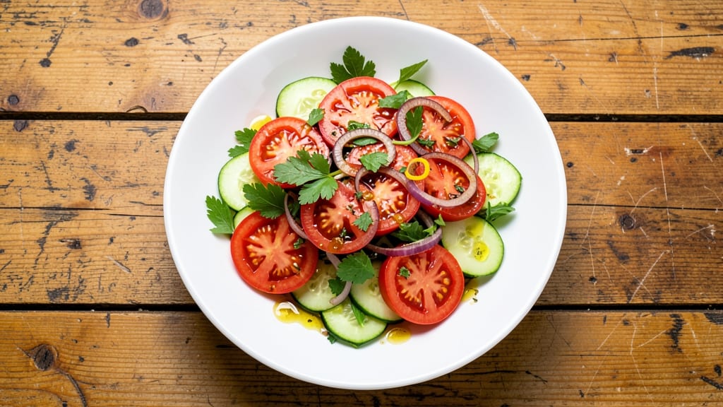 Basic Tomato Salad Recipe: Bright, Juicy Bites with Herbal Zing