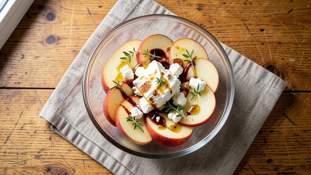 Apple And Goat Cheese Salad Recipe: Crisp Apple Bites and Tangy Cream Cheese Harmony